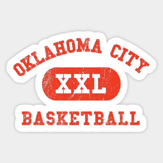 Oklahoma Basketball II Sticker by sportlocalshirts